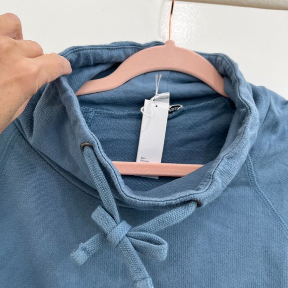 James Perse Cowl Neck Blue Sweatshirt - NWT - Picture 6 of 6